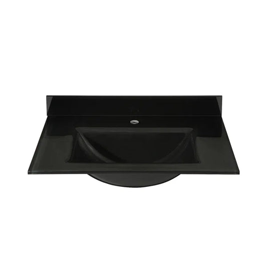 Vanity Top with Sink and 1 Faucet Holes